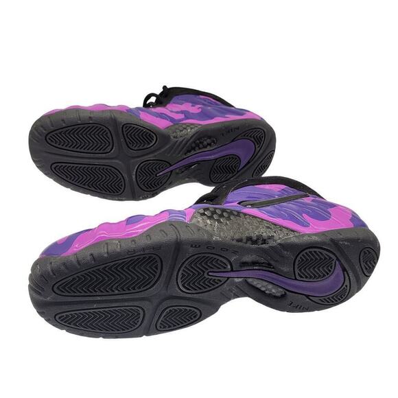 Nike NIB Air Foamposite Pro Black Court Purple Athletic Shoe Size Men's 10 - Picture 5 of 16